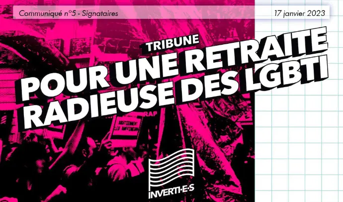 Tribune Les Inverties : pour une retraite radieuse des lgbti